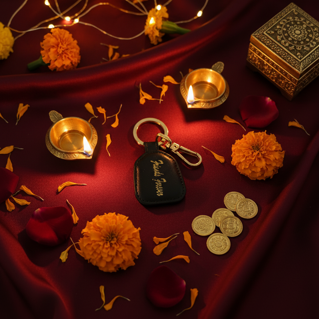 Friends Forever Keychain-Black