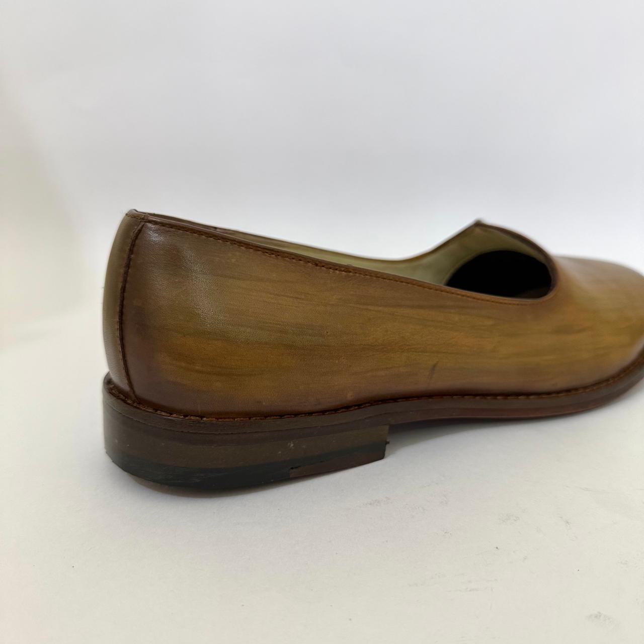 PLAIN BROWN LEATHER JALSA