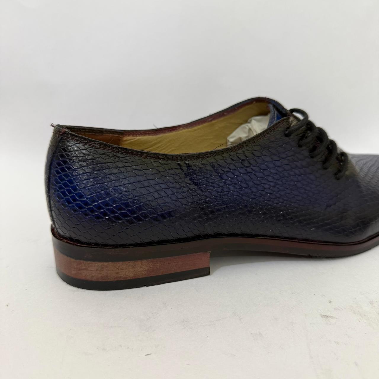 MIDNIGHT BLUE LUXE TEXTURED OXFORDS