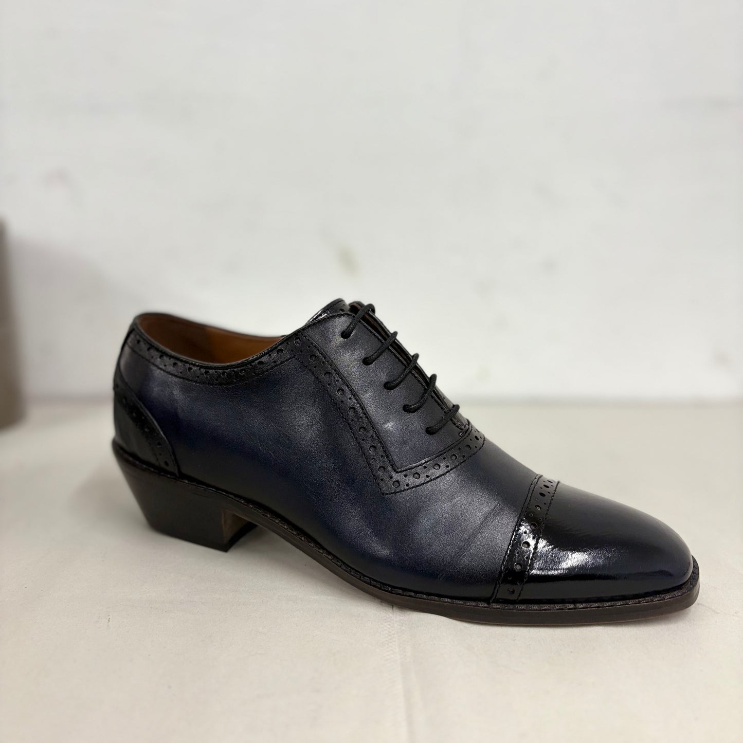 Cap Toe Oxford- Navy Blue