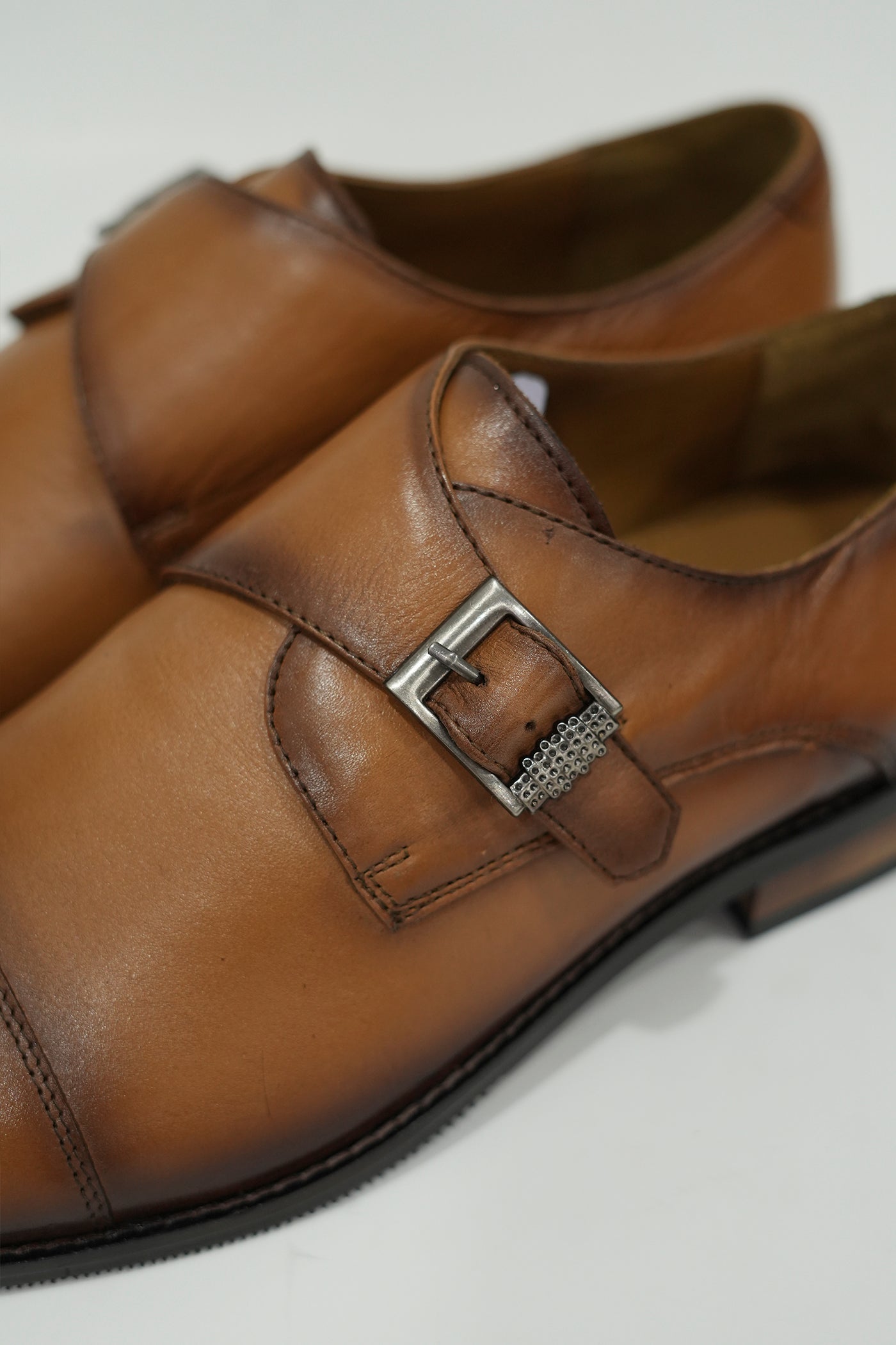 SINGLE MONK STRAP LOAFERS