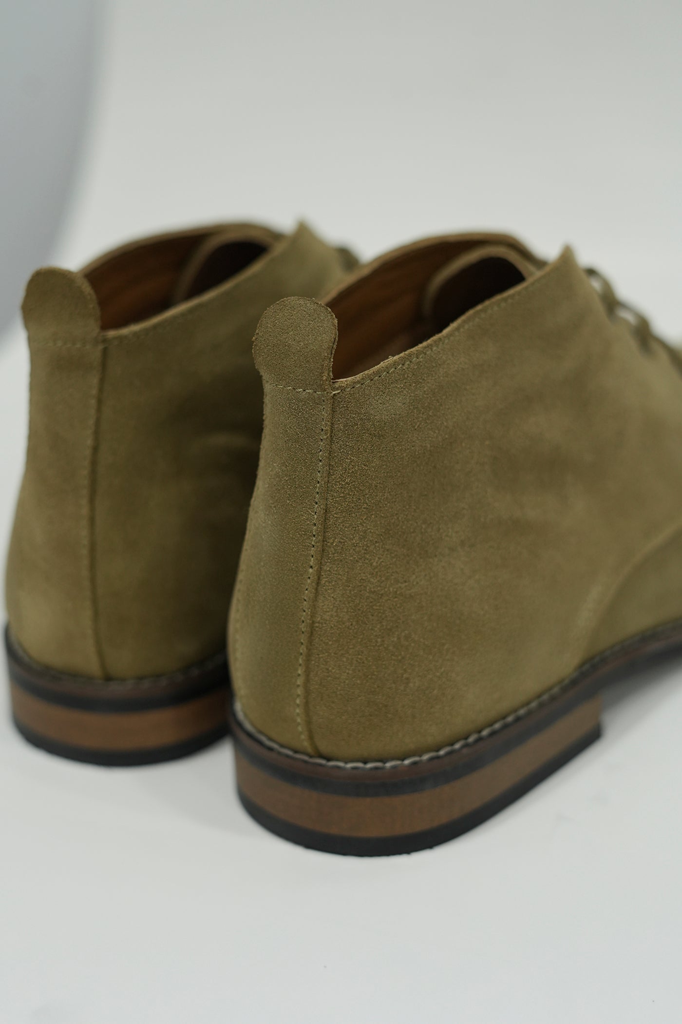 BEIGE SUEDE BOOTS