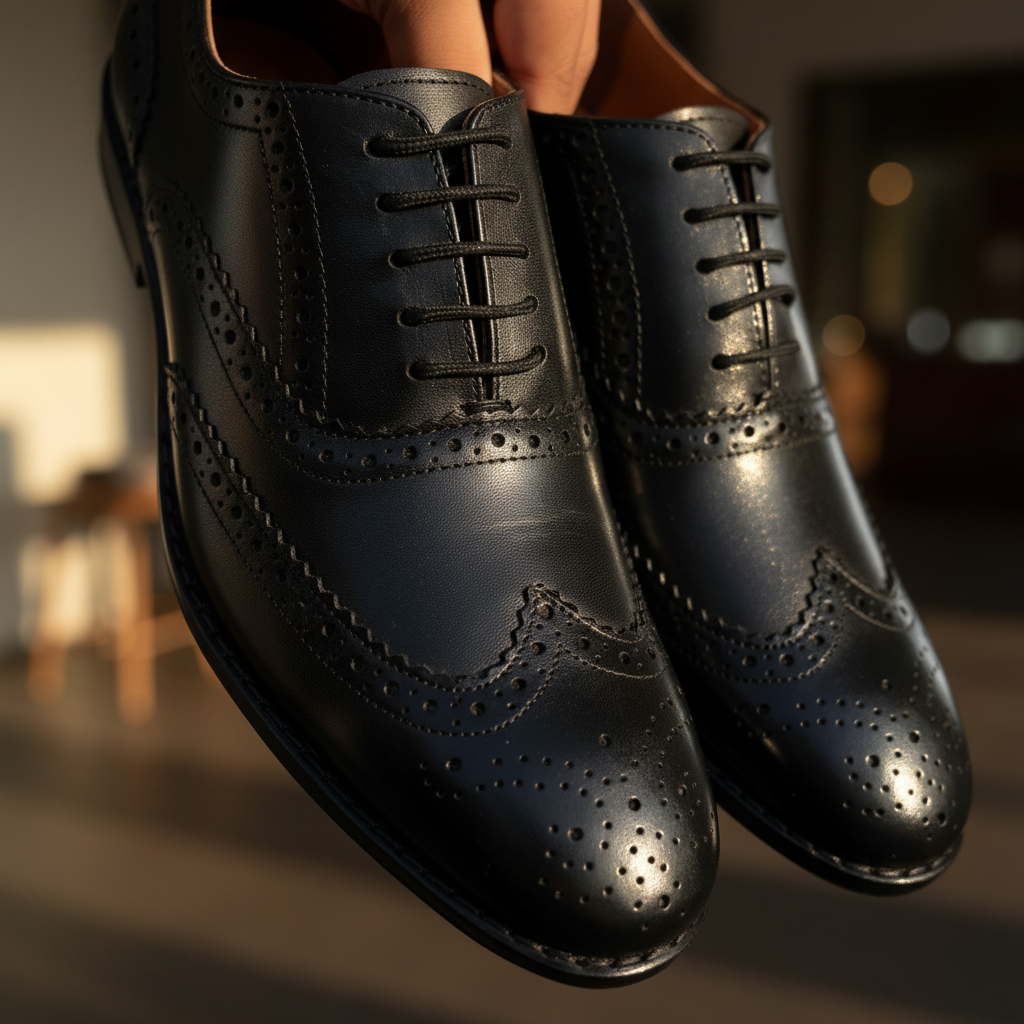 BROGUE DETAILED OXFORDS