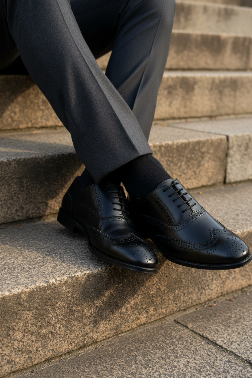 BROGUE DETAILED OXFORDS
