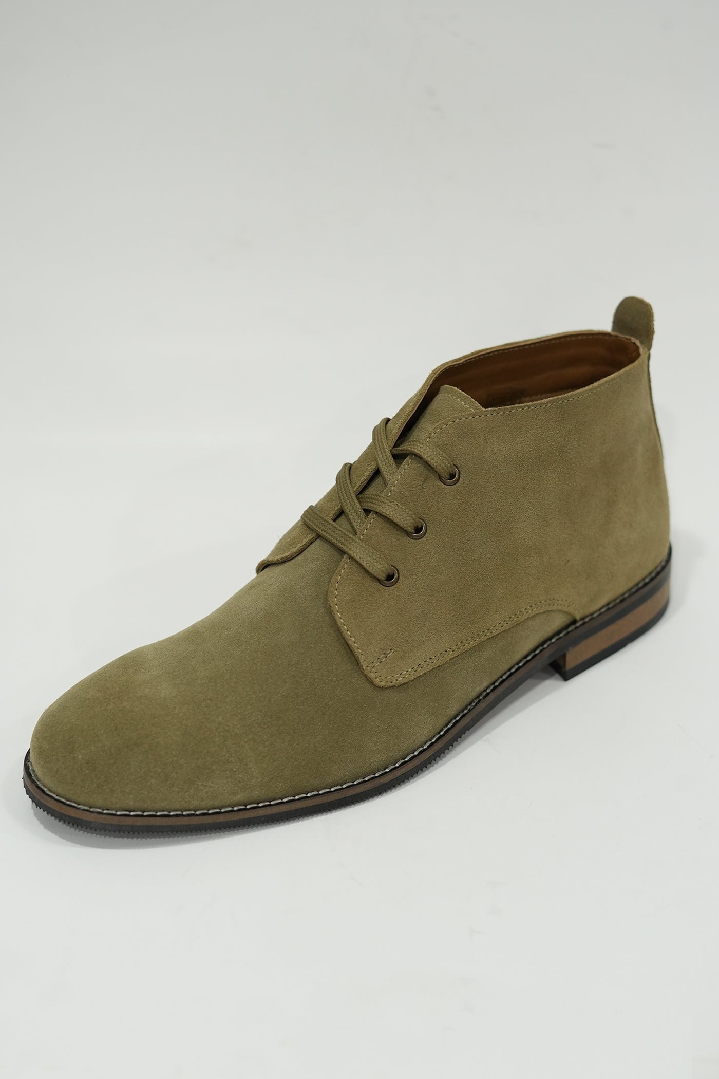 BEIGE SUEDE BOOTS