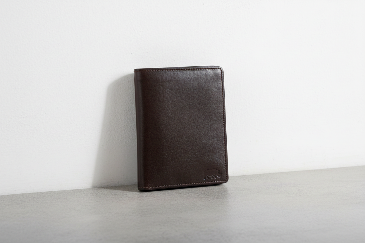 Classic Chocolate Brown Leather Wallet