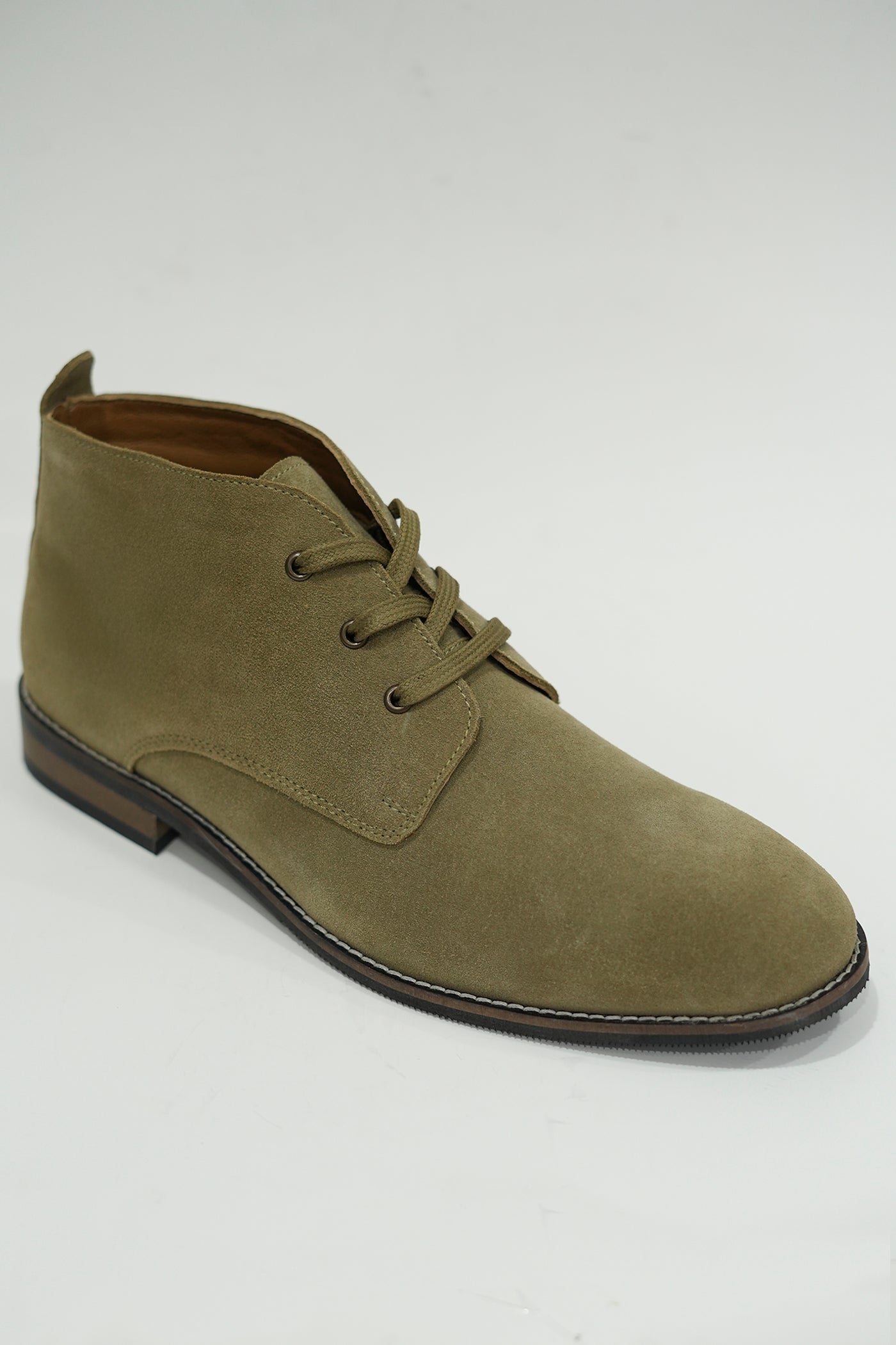 BEIGE SUEDE BOOTS