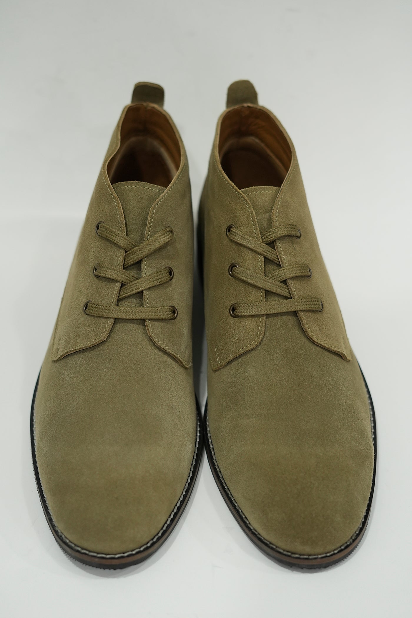 BEIGE SUEDE BOOTS