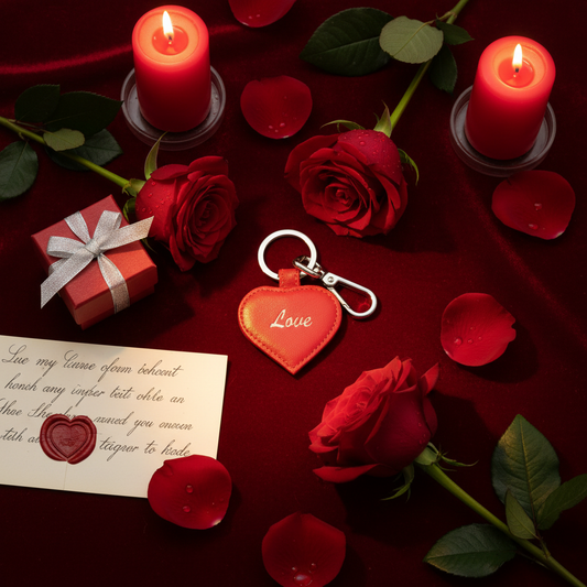 Love Keychain-Red
