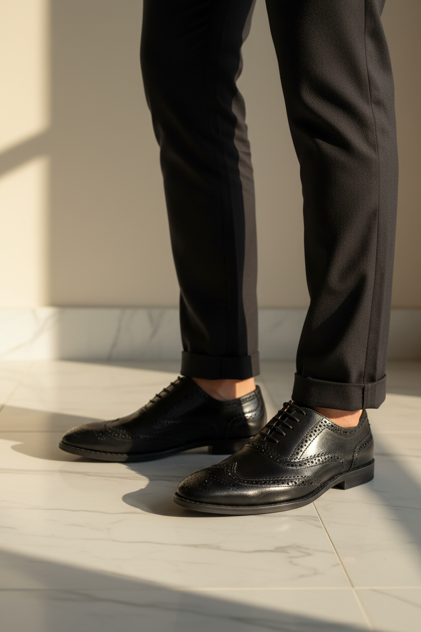 BROGUE DETAILED OXFORDS