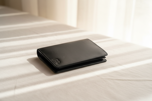 Classic Black Leather Wallet