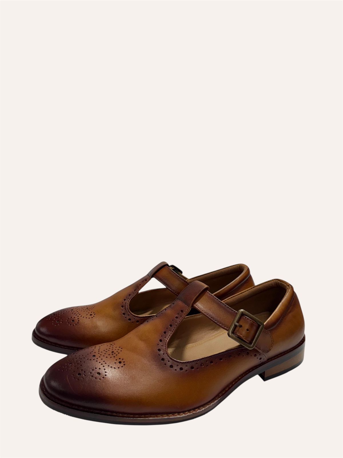 HANDCRAFTED T-STRAP SHOES