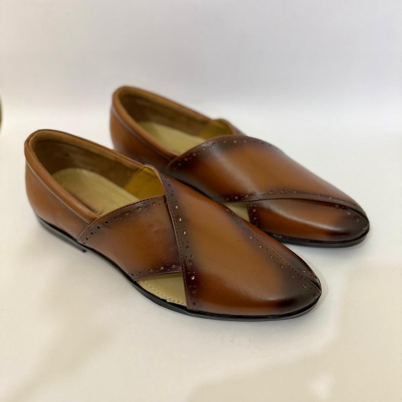 BROWN CROSS-STITCH FORMALS