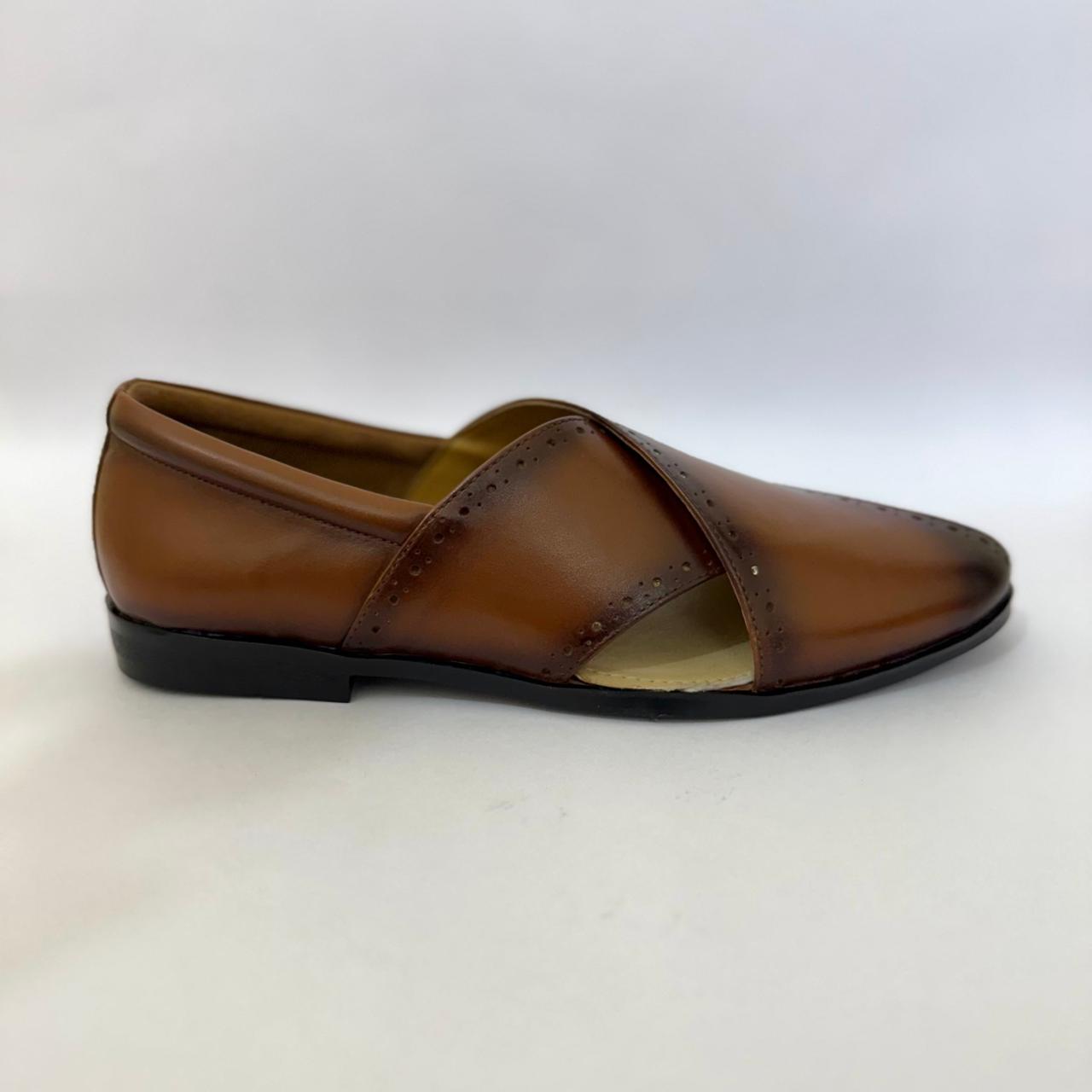 BROWN CROSS-STITCH FORMALS