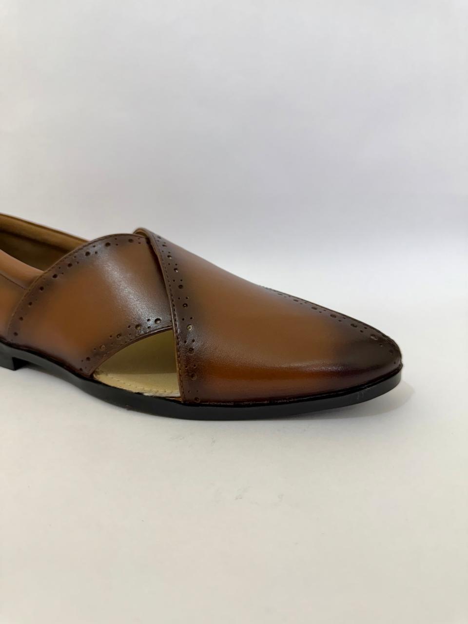 BROWN CROSS-STITCH FORMALS