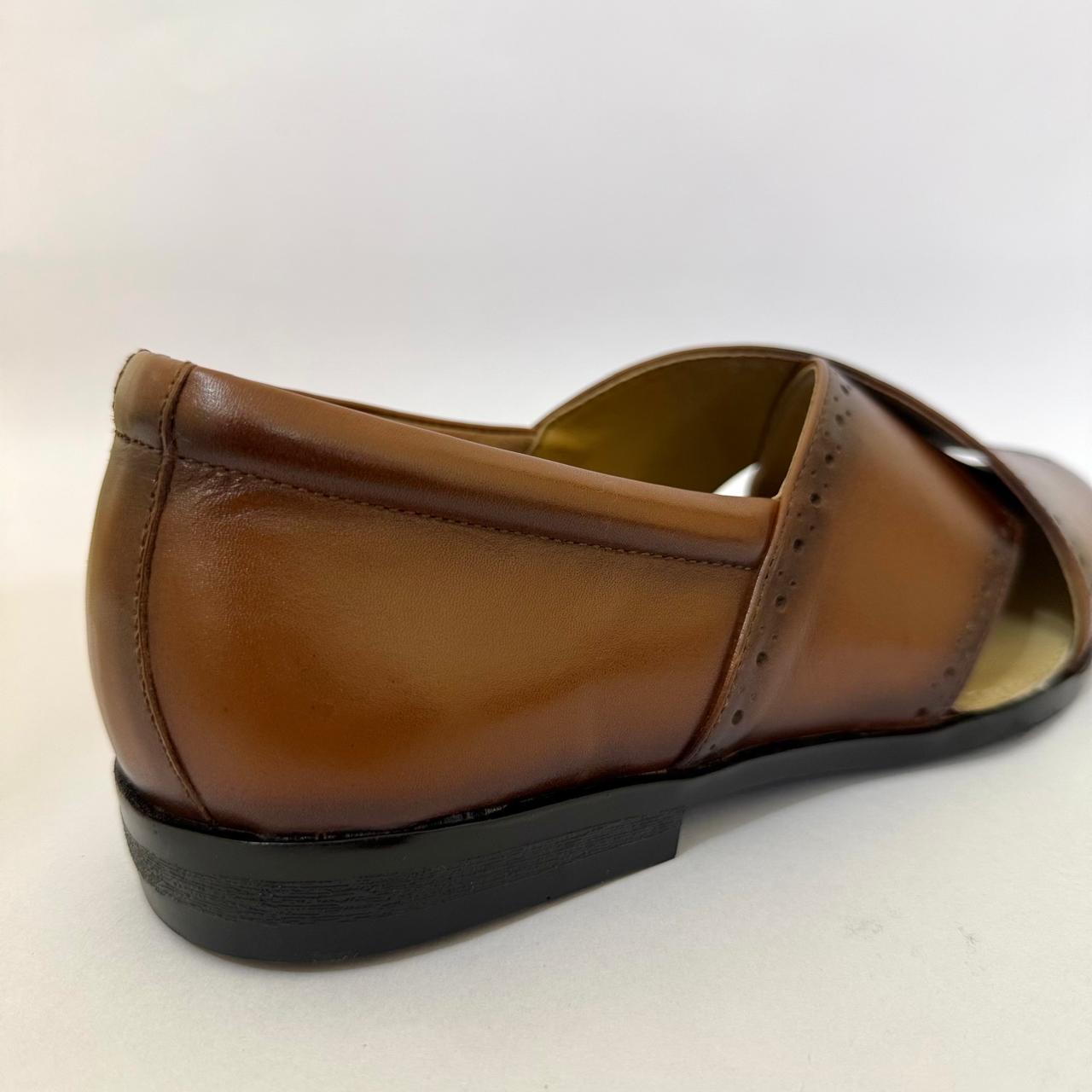 BROWN CROSS-STITCH FORMALS