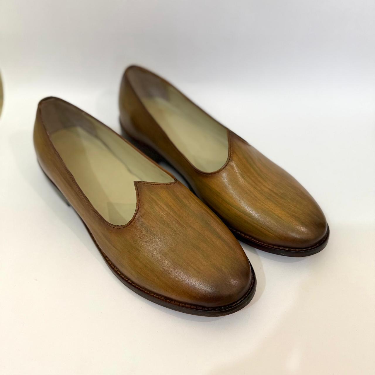 PLAIN BROWN LEATHER JALSA