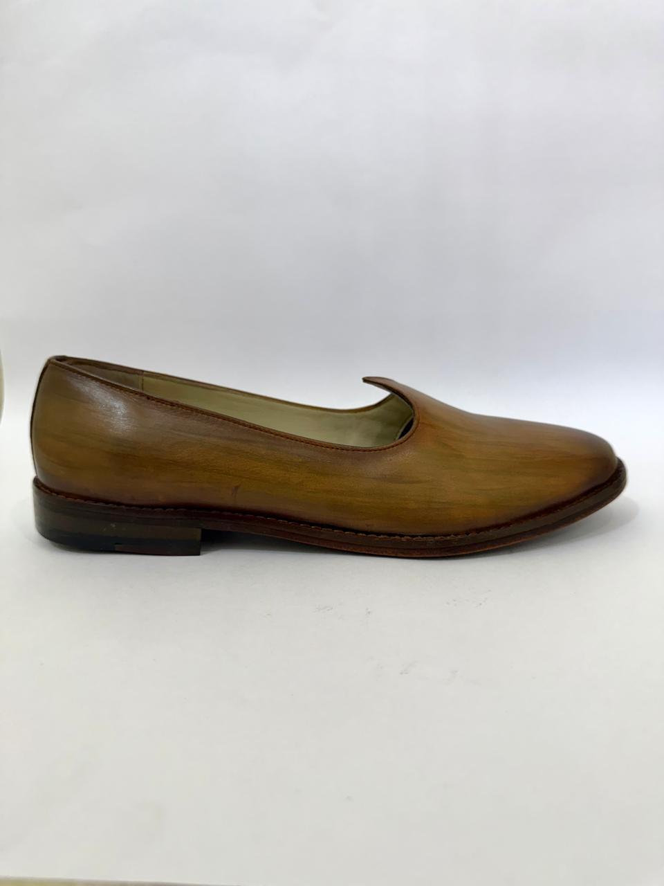 PLAIN BROWN LEATHER JALSA