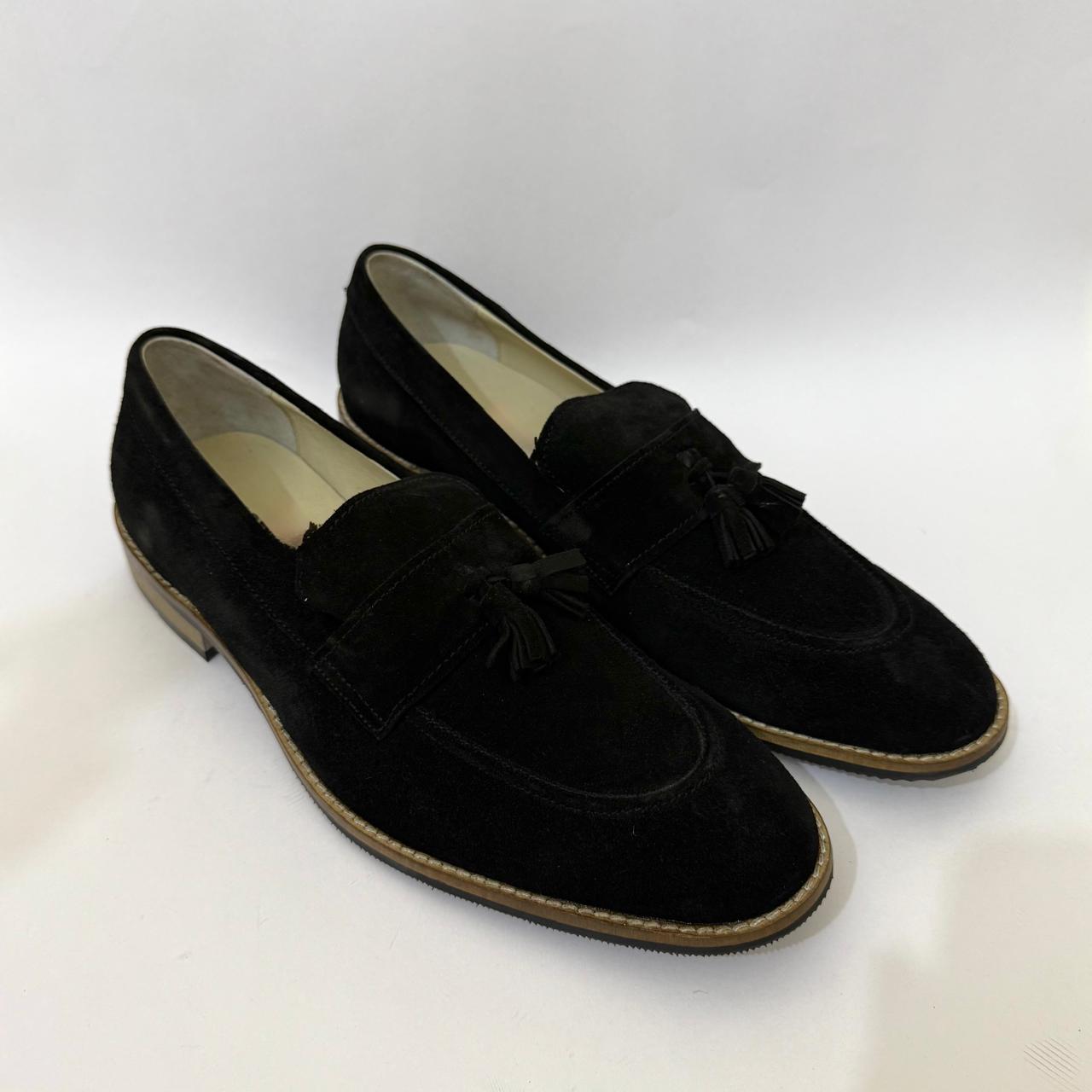 SUEDE TASSEL LOAFERS