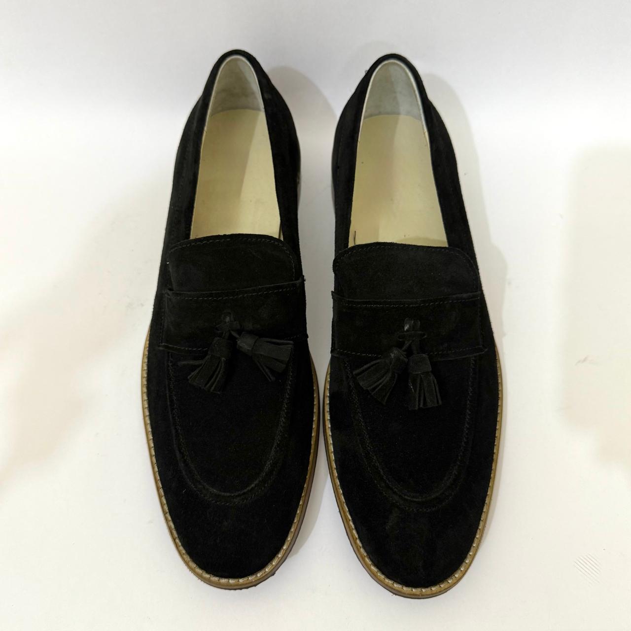 SUEDE TASSEL LOAFERS