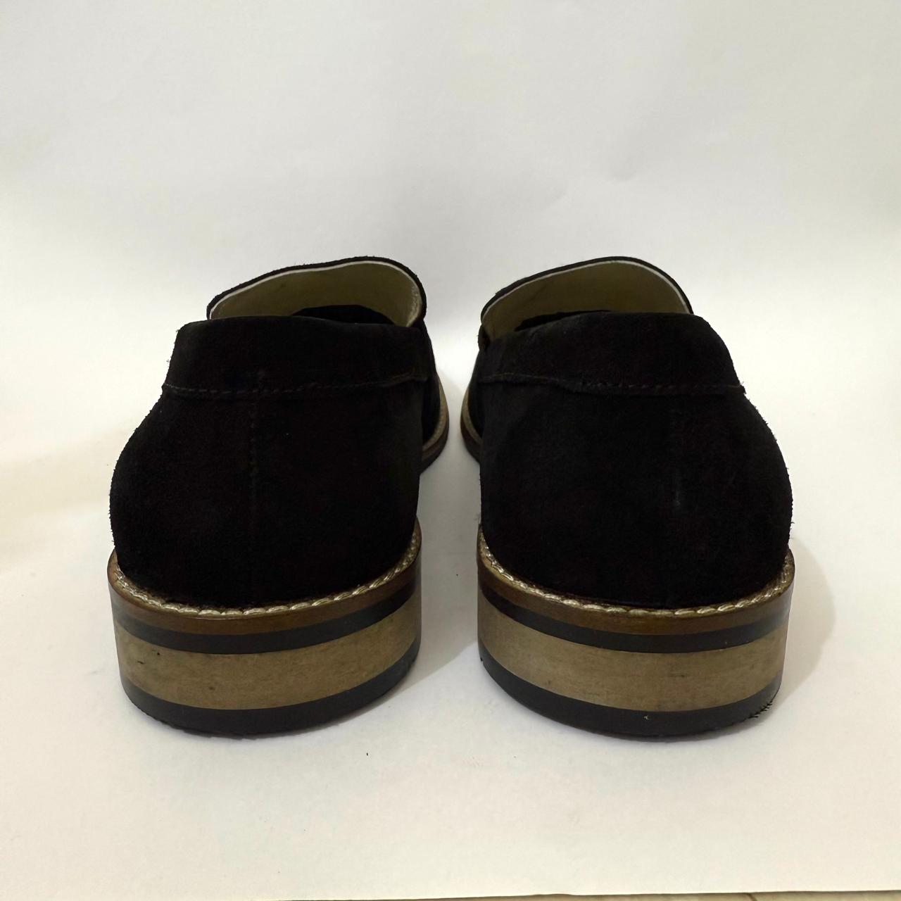 SUEDE TASSEL LOAFERS