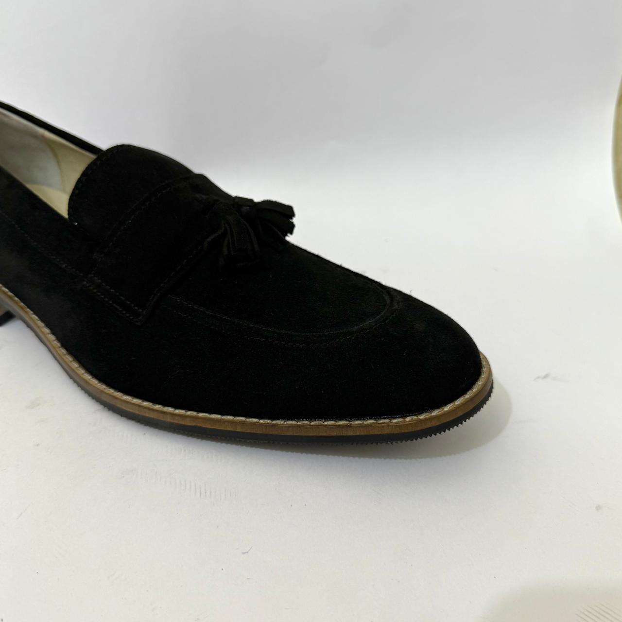 SUEDE TASSEL LOAFERS