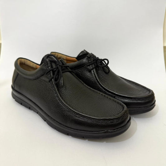 CLASSIC BLACK MOC TOE CASUALS