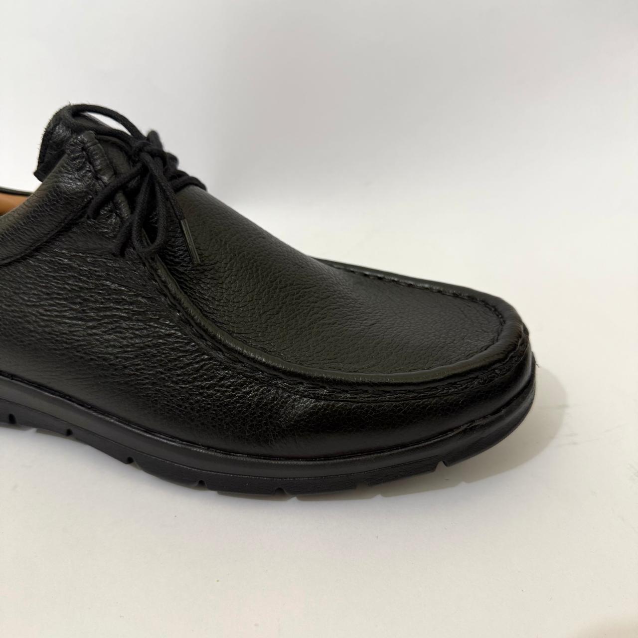CLASSIC BLACK MOC TOE CASUALS