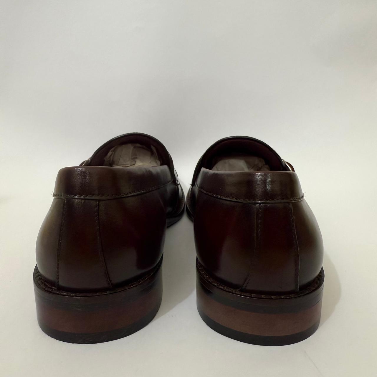 BURGUNDY DOUBLE MONK LOAFERS