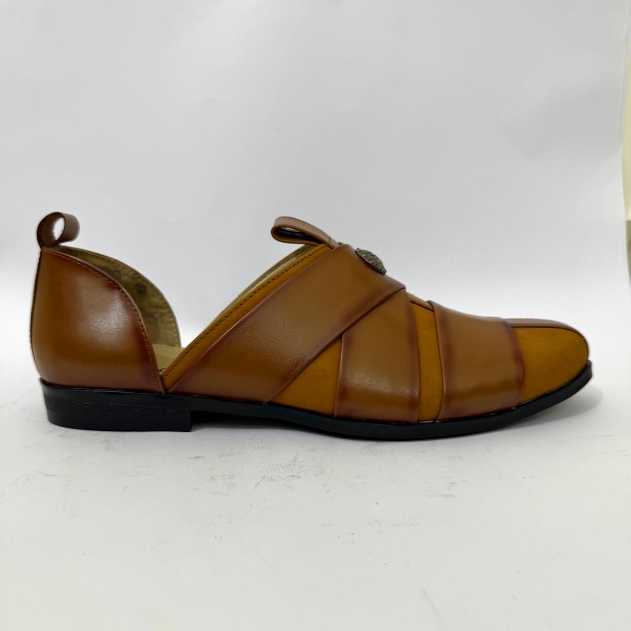ETHNIC PATHANI TAN SANDAL