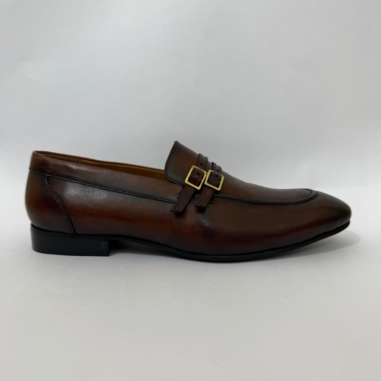 DOUBLE MONK STRAP LOAFERS