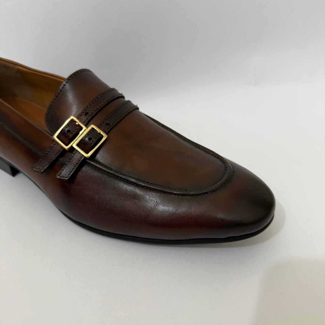 DOUBLE MONK STRAP LOAFERS