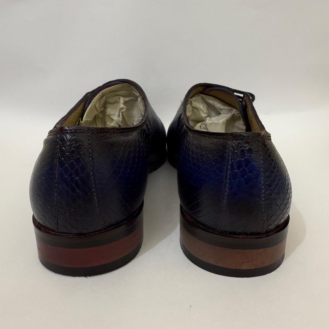 MIDNIGHT BLUE LUXE TEXTURED OXFORDS