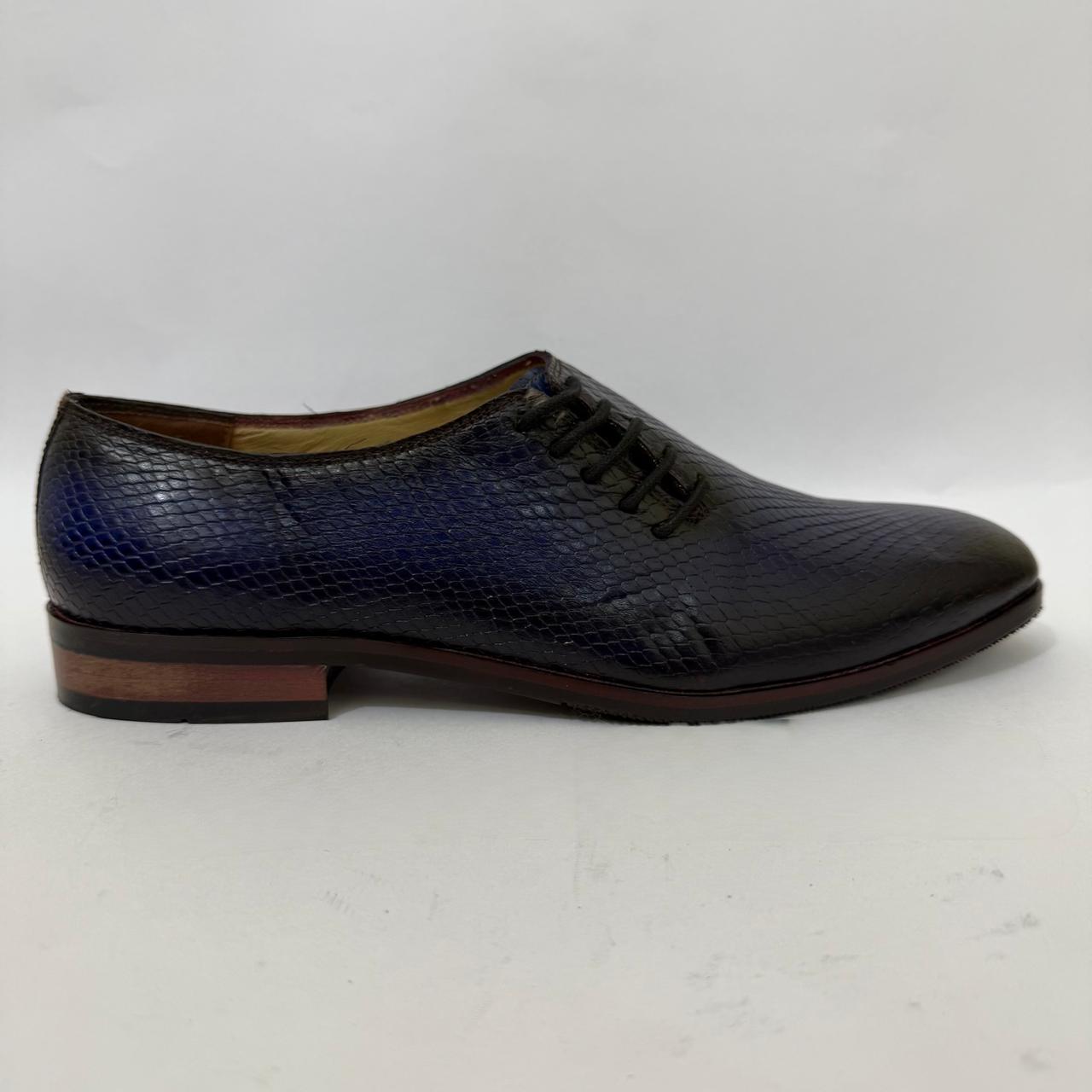 MIDNIGHT BLUE LUXE TEXTURED OXFORDS