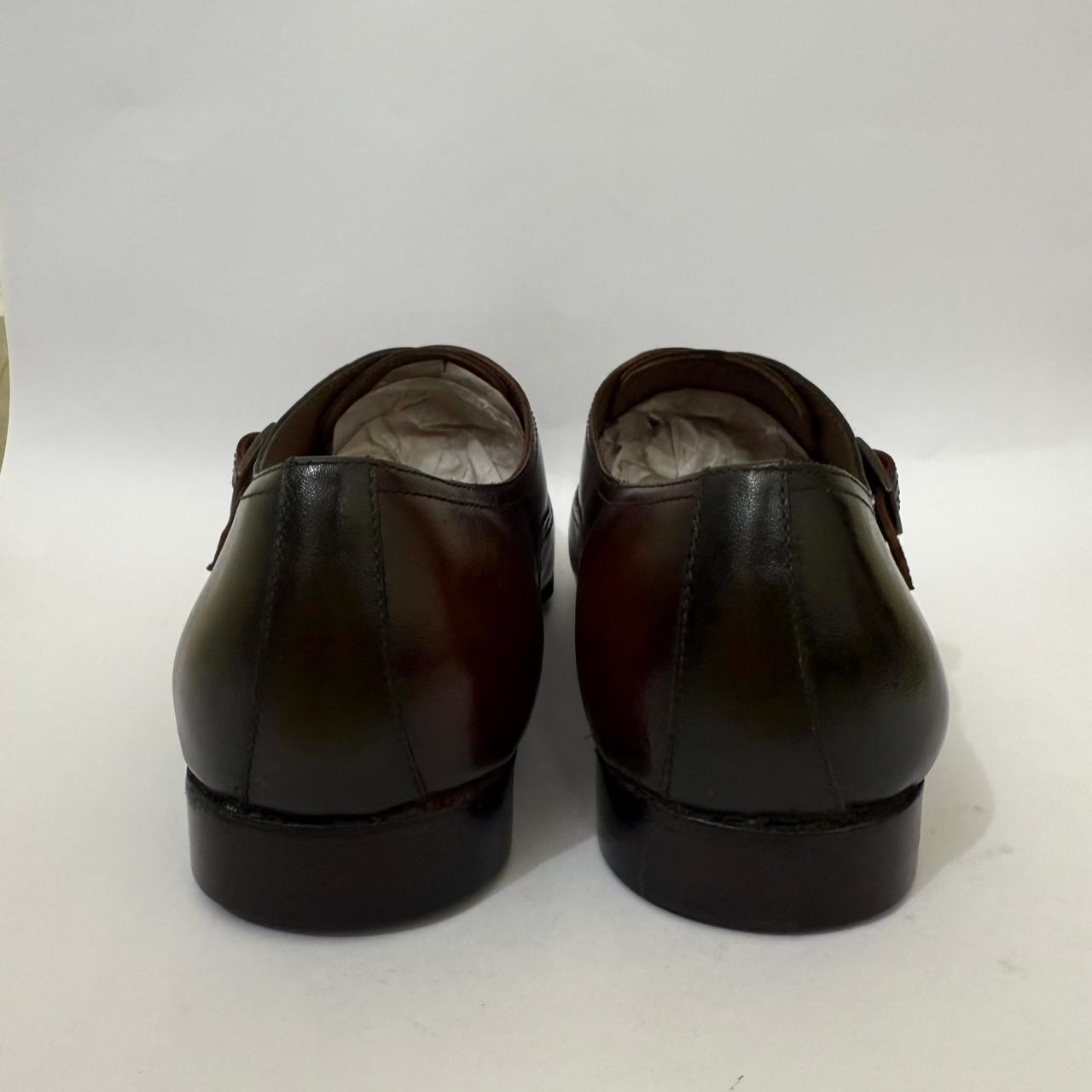 THREE-TONE MONK SLIP-ONS