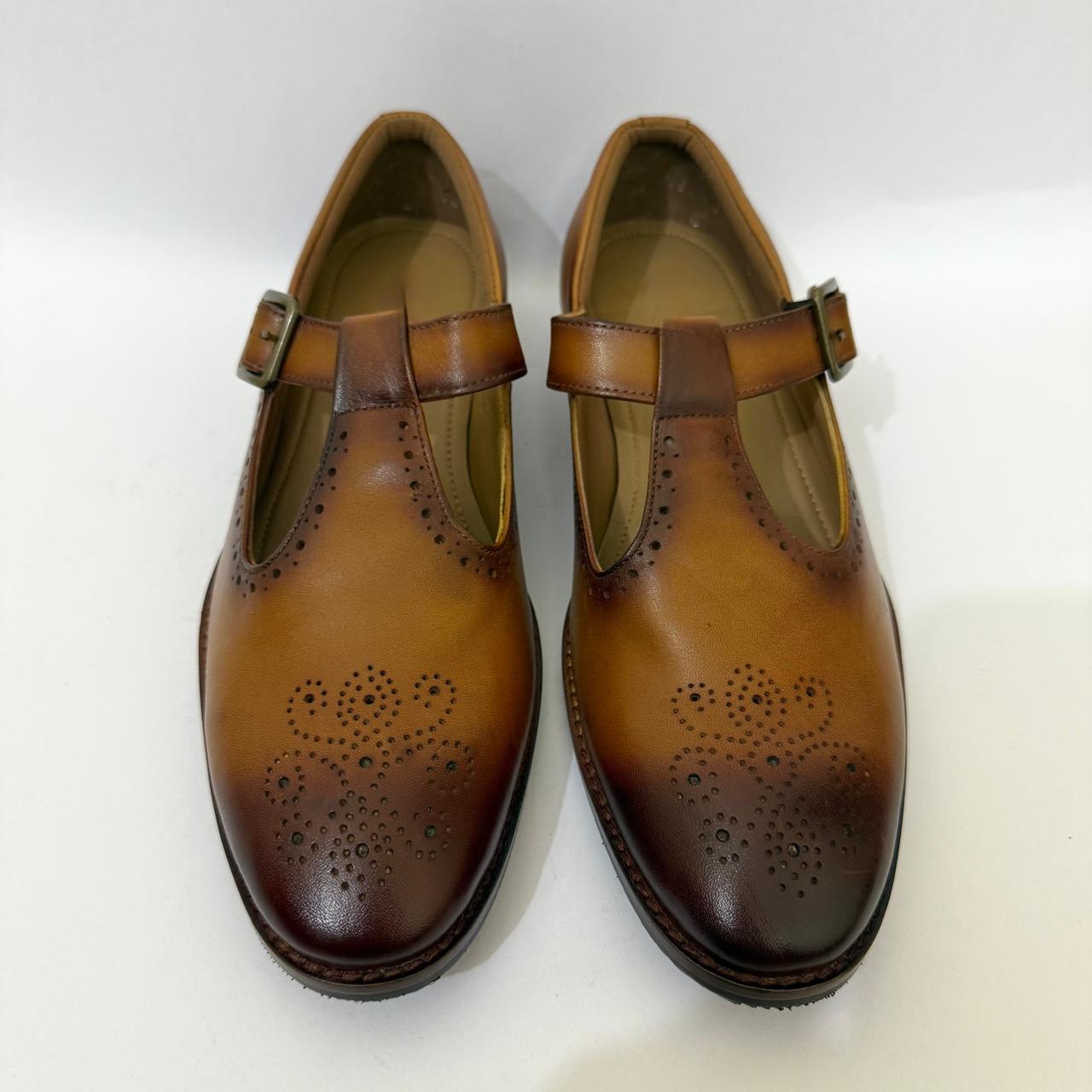 HANDCRAFTED T-STRAP SHOES