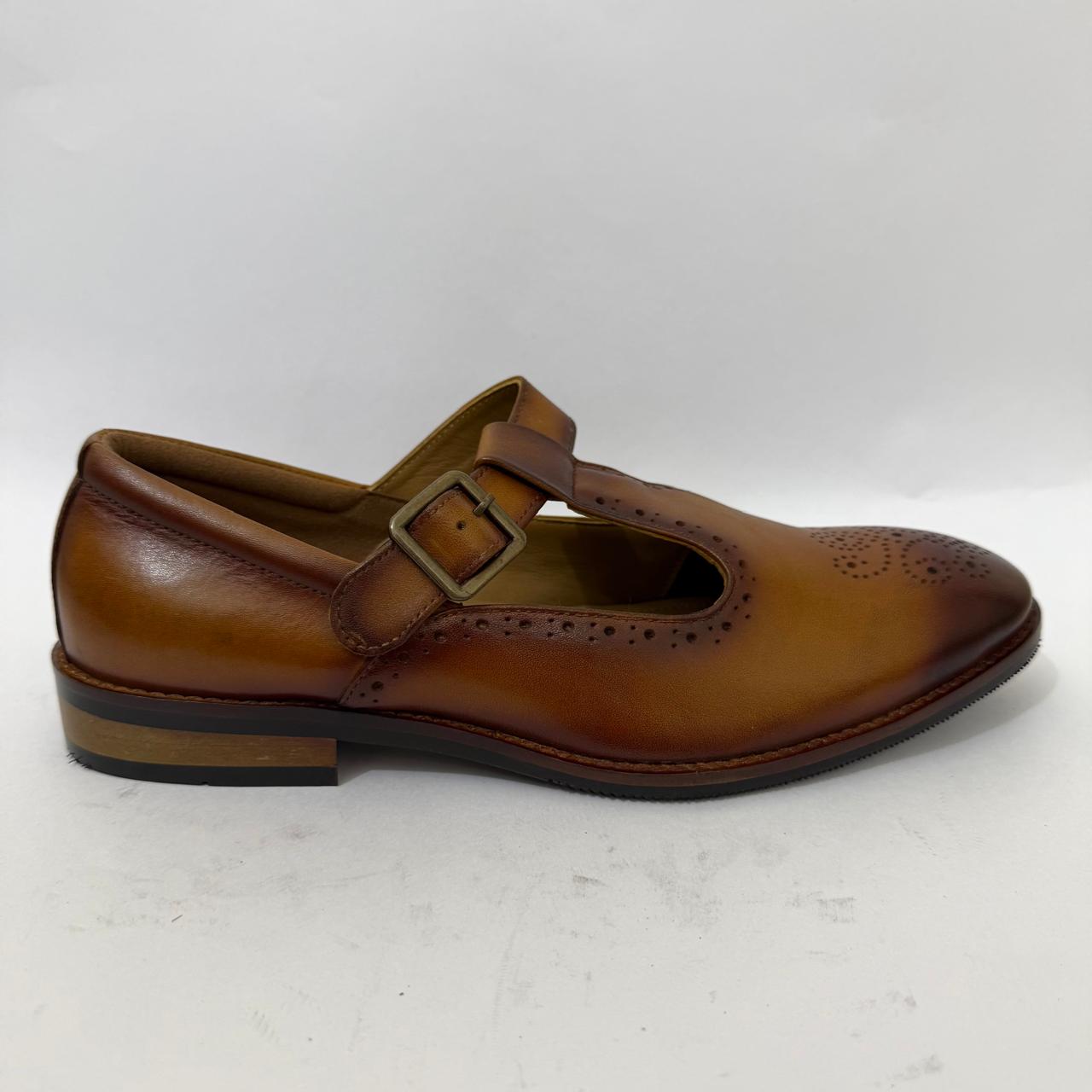 HANDCRAFTED T-STRAP SHOES