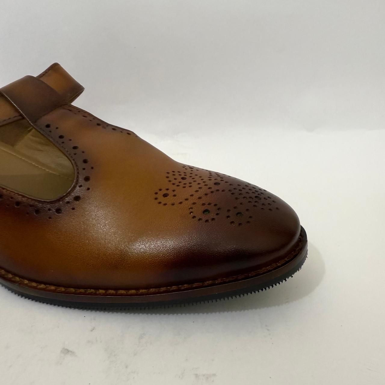 HANDCRAFTED T-STRAP SHOES