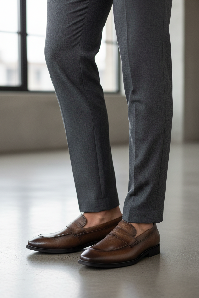CLASSIC TAN PENNY LOAFERS